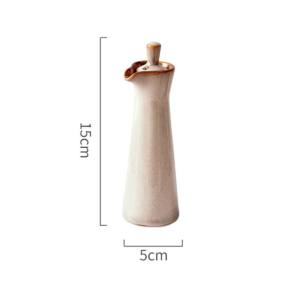 Keramische Olie‑ en Azijnfles - Tenkitchen.store