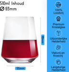 TEN® Elite Wijnglas zonder Voet 510ml - Tenkitchen.store