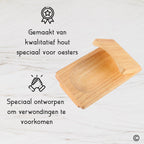 TEN® Oesterhouder van Hout - Tenkitchen.store