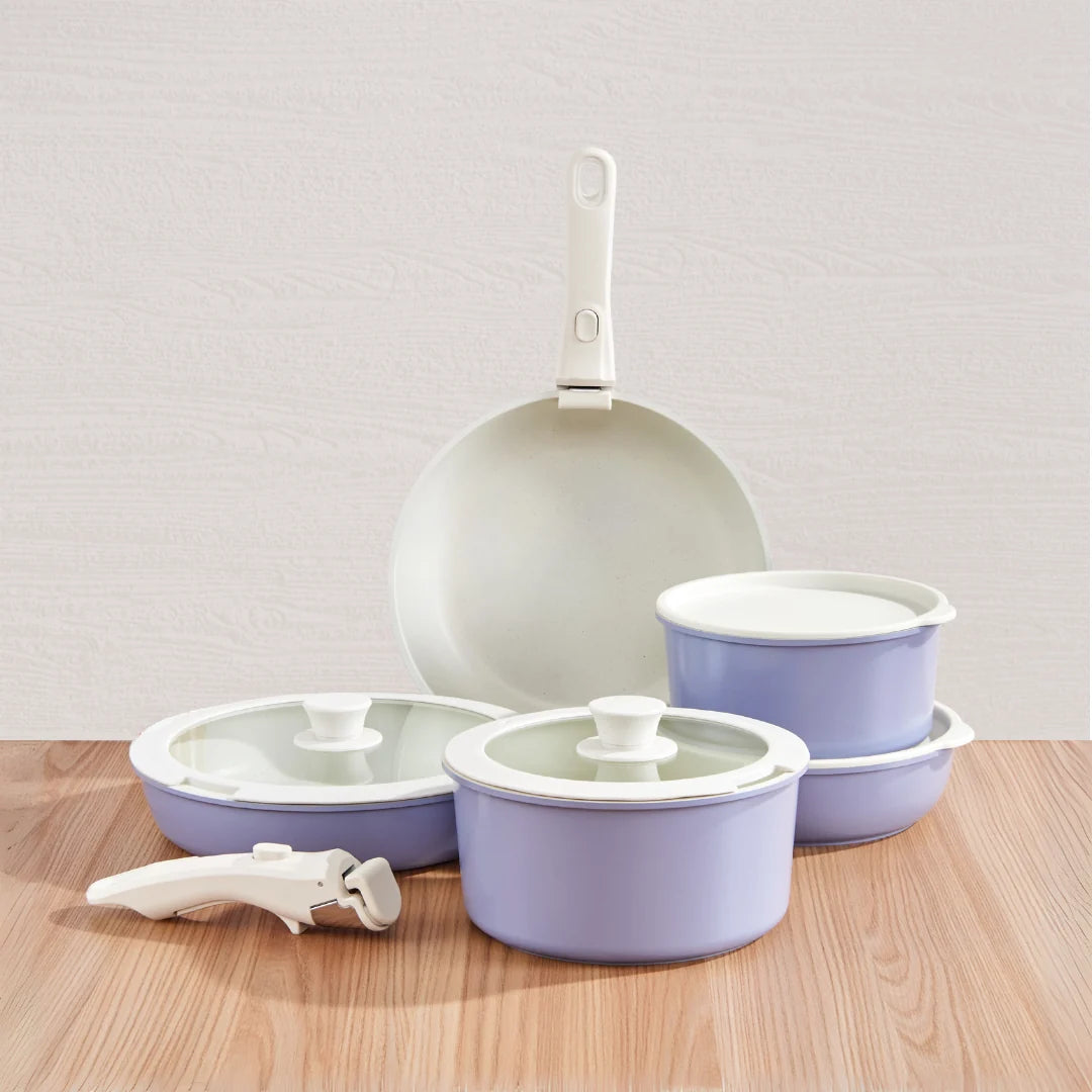 Keramische Pannenset - Lavender