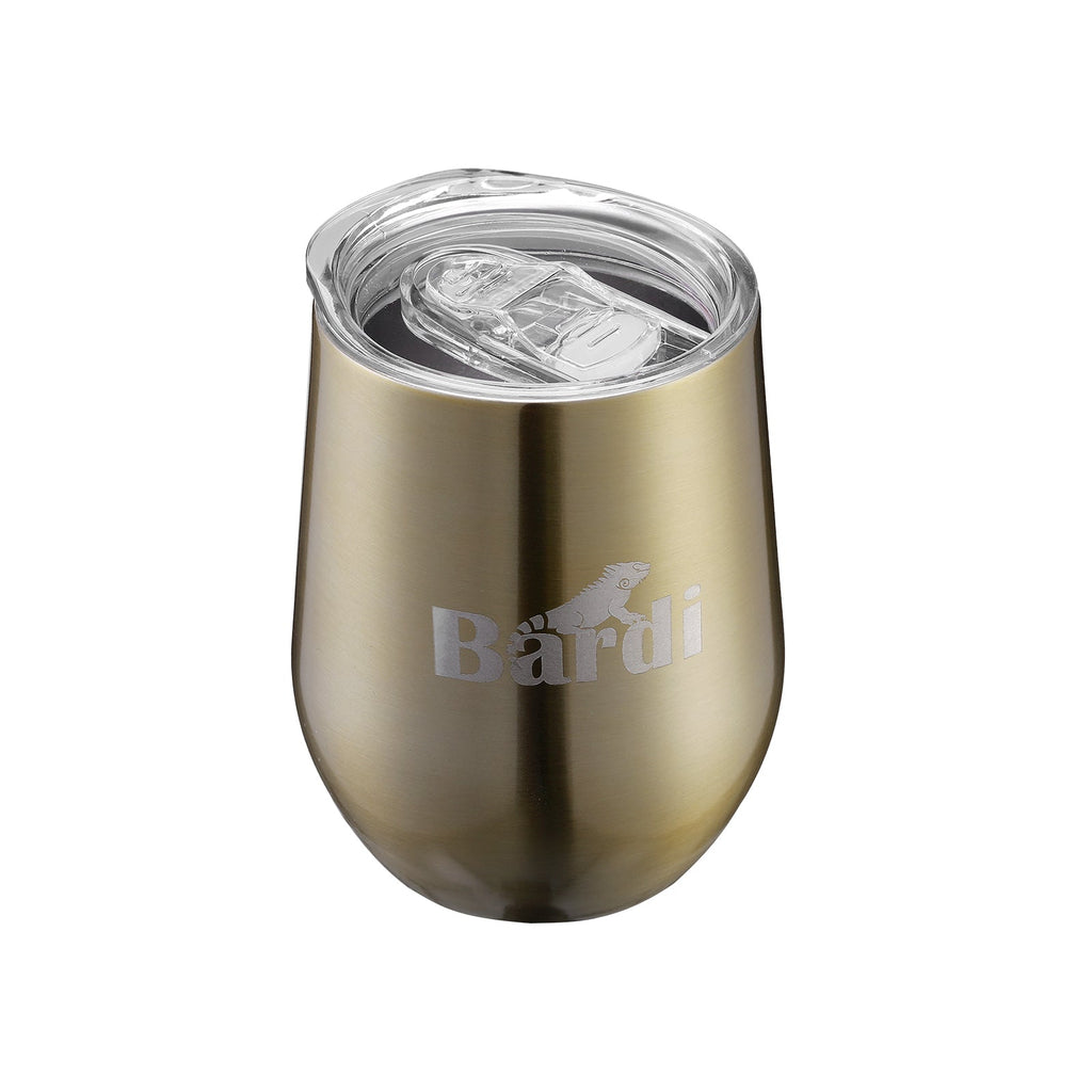 Bardi Thermosbekers 0,3L RVS goud set -  incl. deksels - dubbelwandig