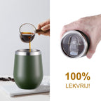 Bardi Thermosbekers 0,3L RVS groen set -  incl. deksels - dubbelwandig