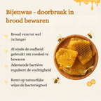 TEN® Broodzakken van 100% katoen met bijenwas