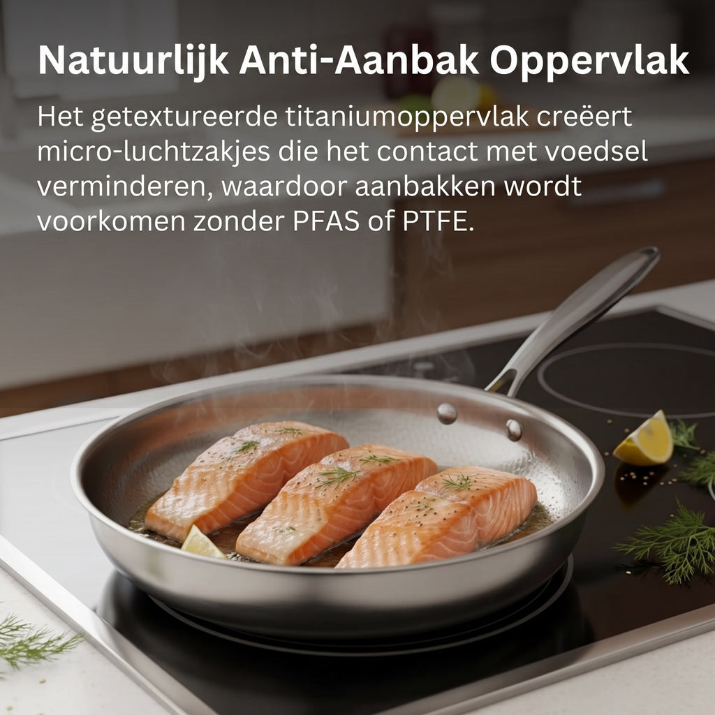 Gehamerde Titanium Hapjespan