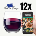 TEN® - Wijnglas zonder Voet 390ML - Wijn Drinken - Tenkitchen.store