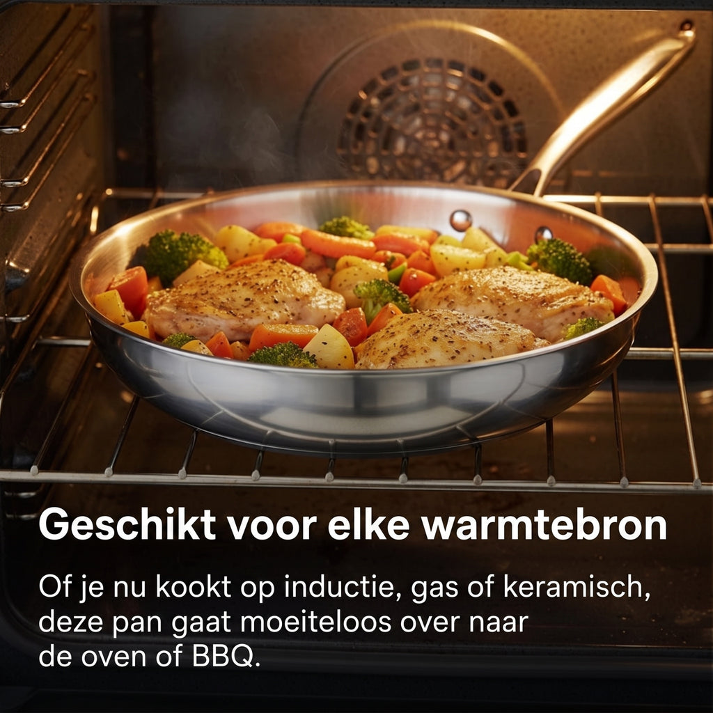 Gehamerde Titanium Pan