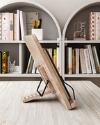 Houten Lees‑ En Tabletstandaard Met Verstelbare Hoek