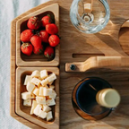 Opvouwbare Houten Draagbare Wijntafel - Tenkitchen.store