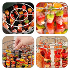 Air Fryer Skewer Rack, Round Grill with Stainless Steel🍢