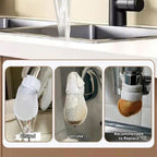 50 cotton filter bags disposable Cotton Faucet Filter Bags with 10 fastening straps💧