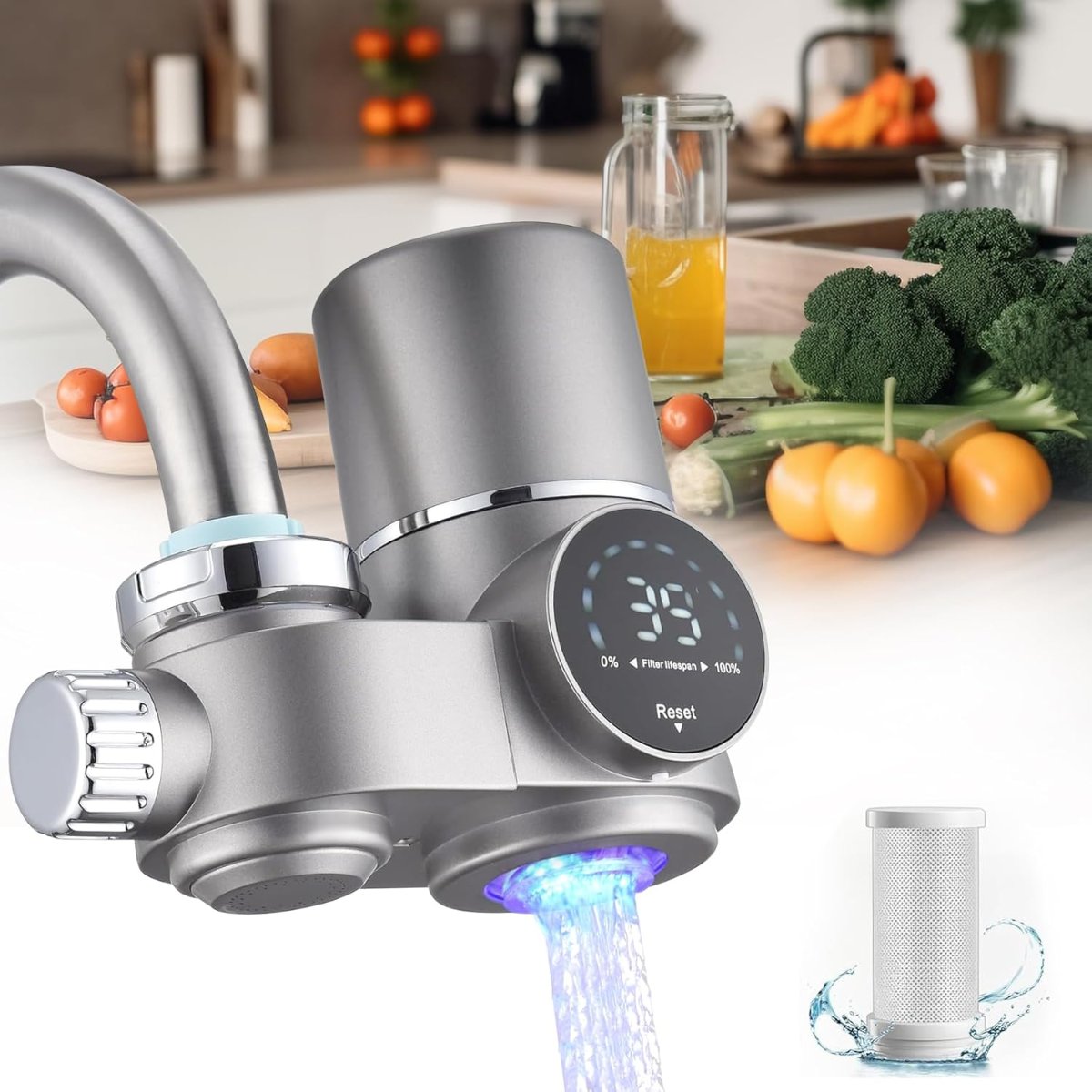 TEN® Kraanwaterfilter Met LED Scherm