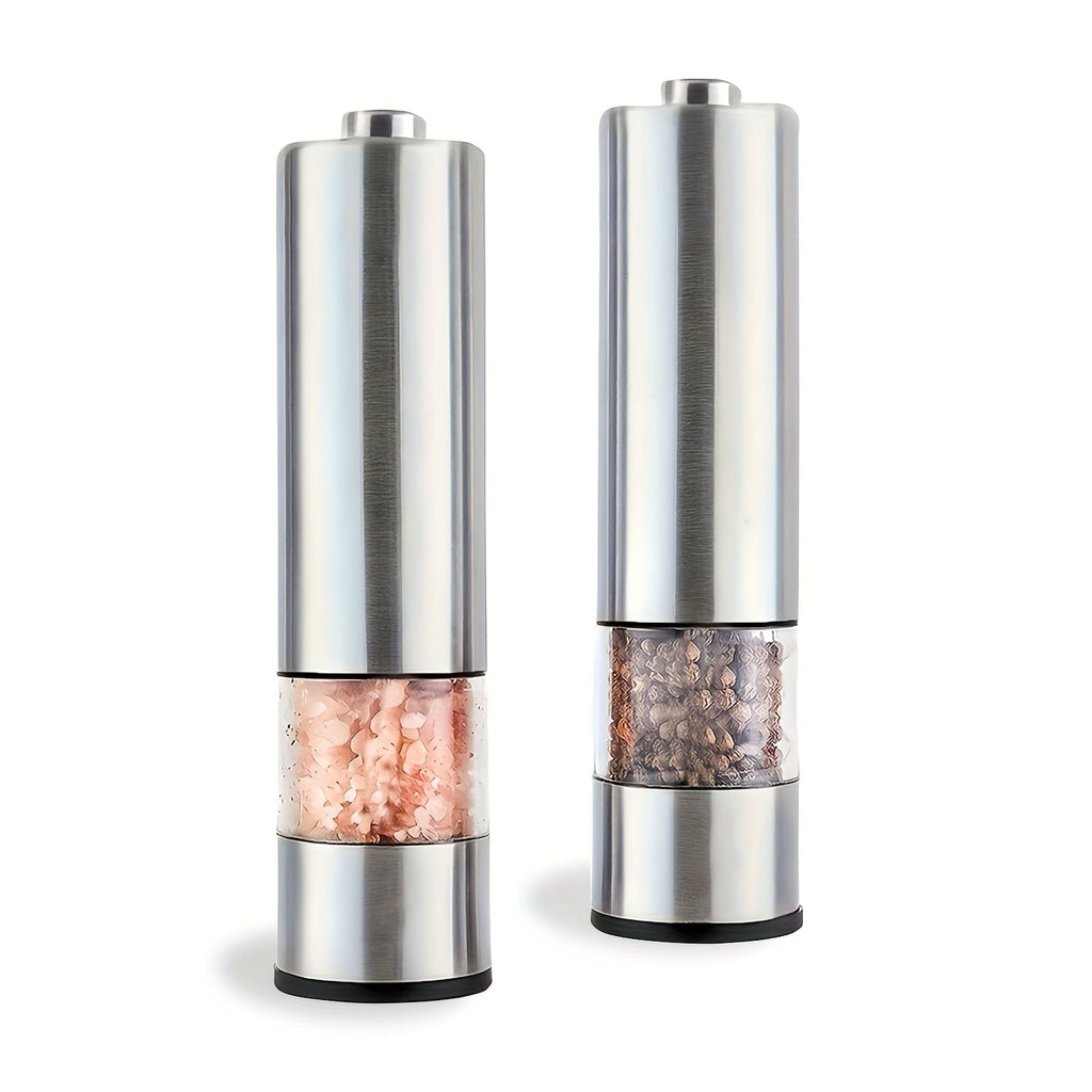 SpiceGlow Duo – Elektrische Peper- en Zoutmolen Set met LED en Instelbare Maalgraad