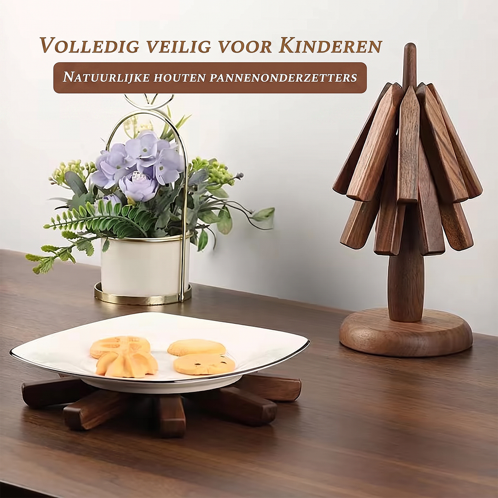 Onderzetters Met Houder/ Pannenonderzetter - Tenkitchen.store