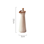 Keramische Olie‑ en Azijnfles met Run‑Glaze Afwerking voor Moderne Keukendecoratie