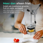 TEN® - Frietsnijder XXL - Frites zelf bakken - RVS - Tenkitchen.store