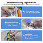 TEN®  3 in 1 Keuken Gootsteenafvoerzeef - Tenkitchen.store