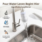 50 katoenen filterzakjes voor eenmalig gebruik, katoenen kraanfilterzakjes met 10 bevestigingsbandjes 💧