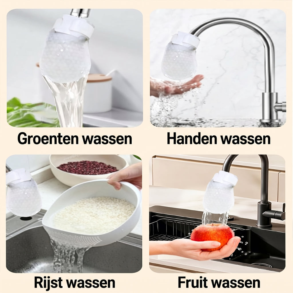 50 katoenen filterzakjes voor eenmalig gebruik, katoenen kraanfilterzakjes met 10 bevestigingsbandjes 💧