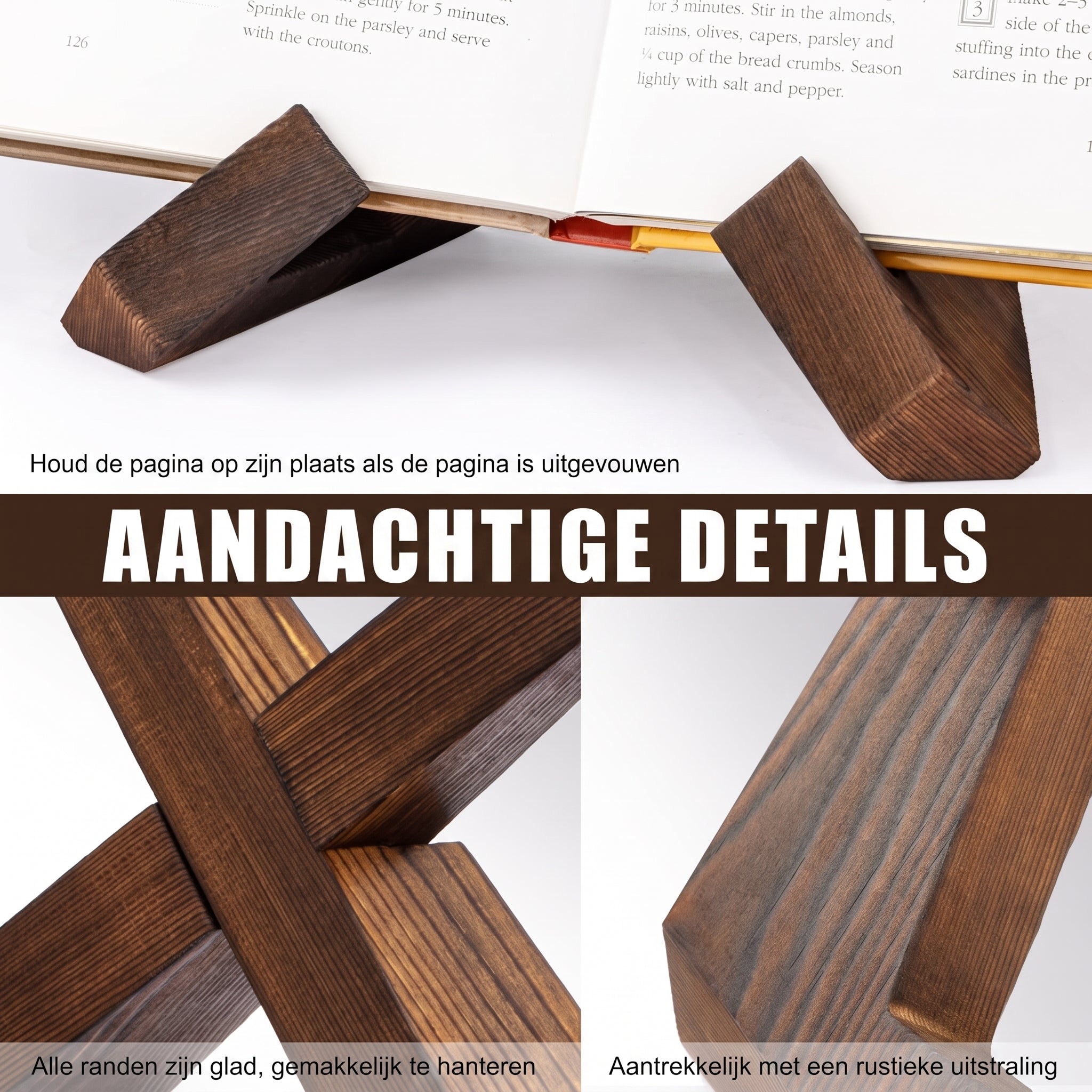 TEN® Houten Kookboekstandaard - Tenkitchen.store