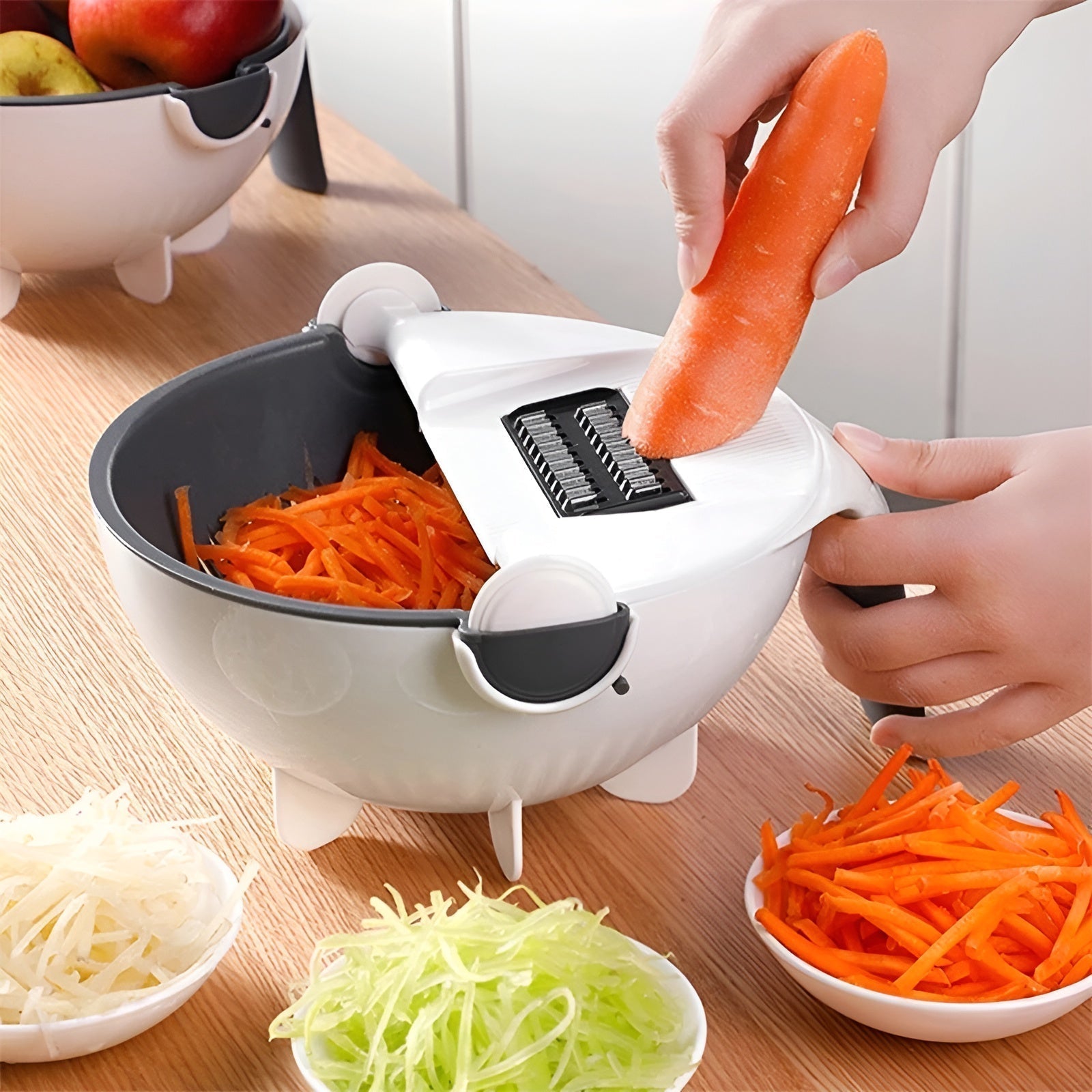 TEN® Multifunctionele Groentesnijder met Verwisselbare Messen