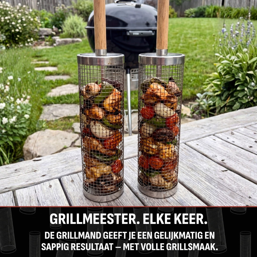 Rollende Grillmand