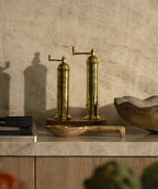 Ophelia Greek Salt + Pepper Mills, Set of 2