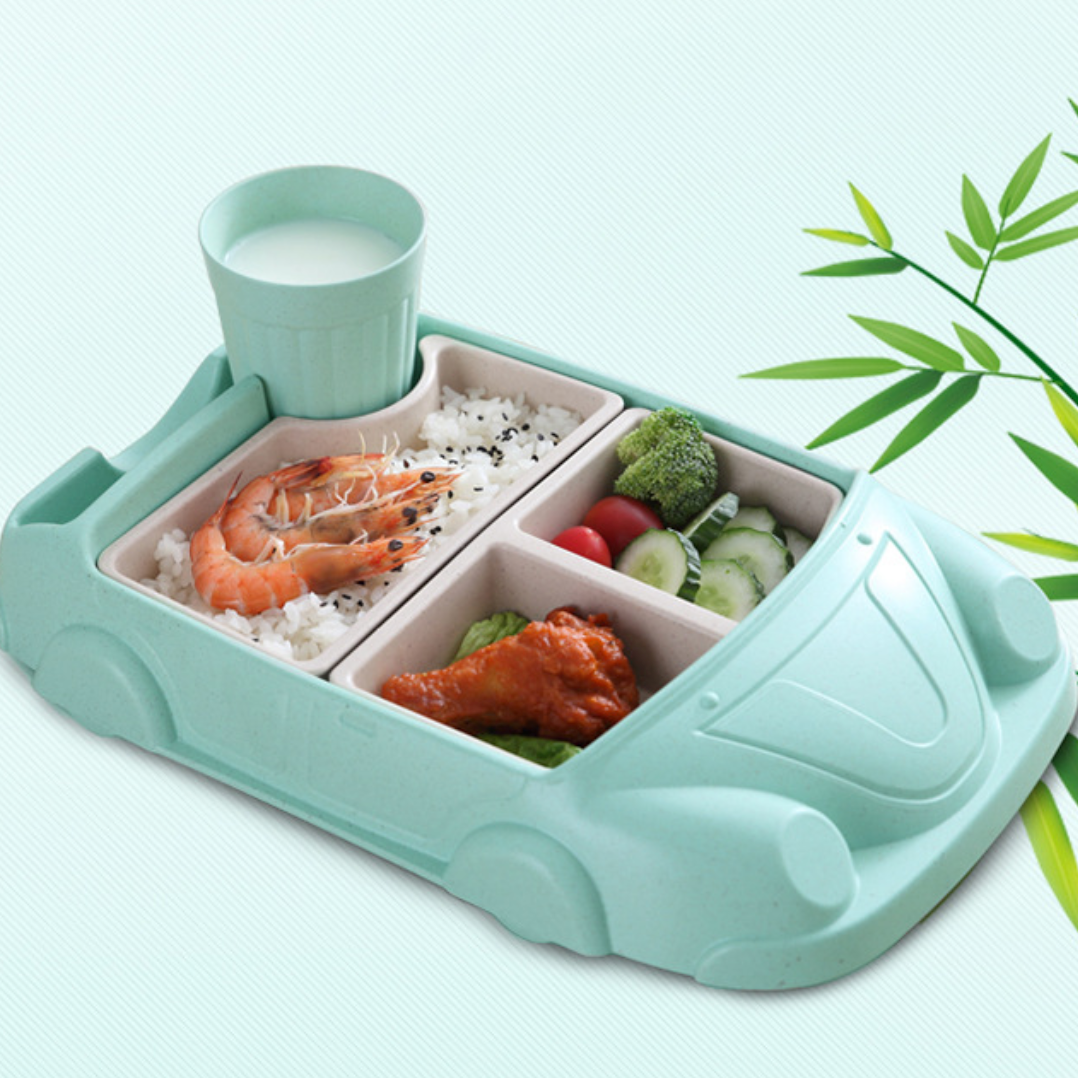 TEN® Kinder Servies Set in Form van een Racewagen