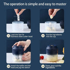 🧺 Compact Portable Mini Food Chopper | Handy Kitchen Helper