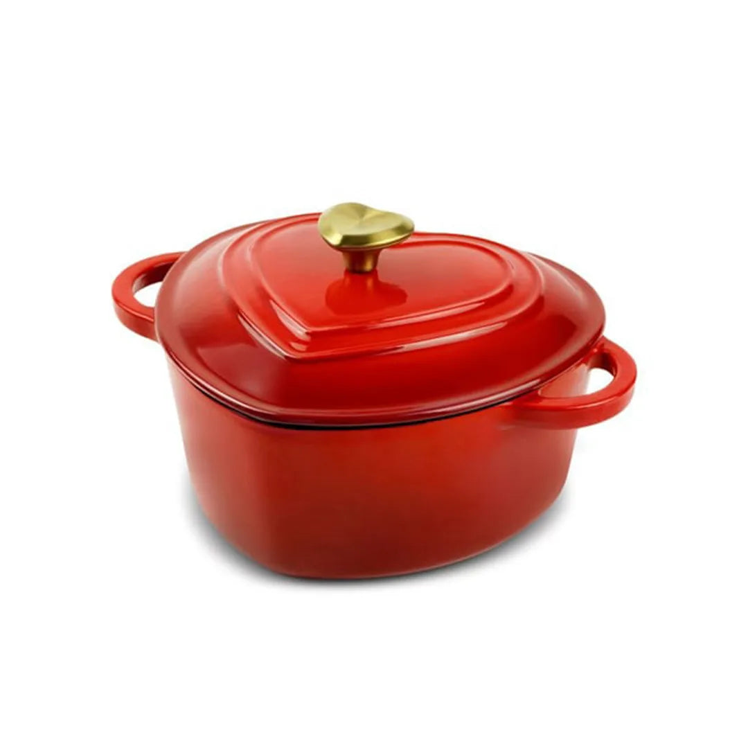 Heart-Shaped Cast Iron Pot