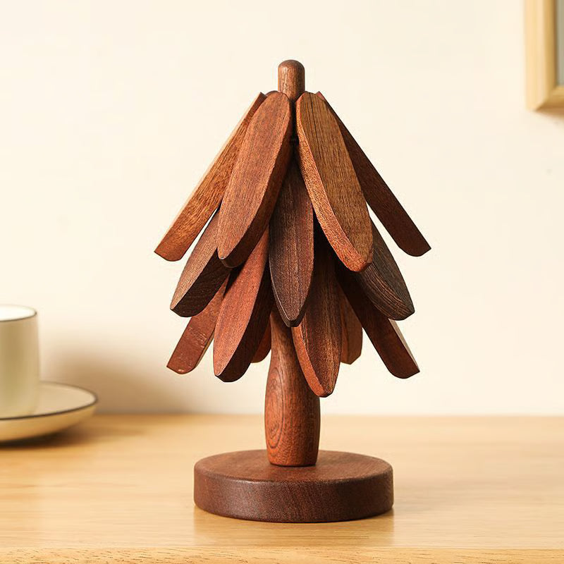CozyPine™ Uitklapbare Kerstboom Onderzetter