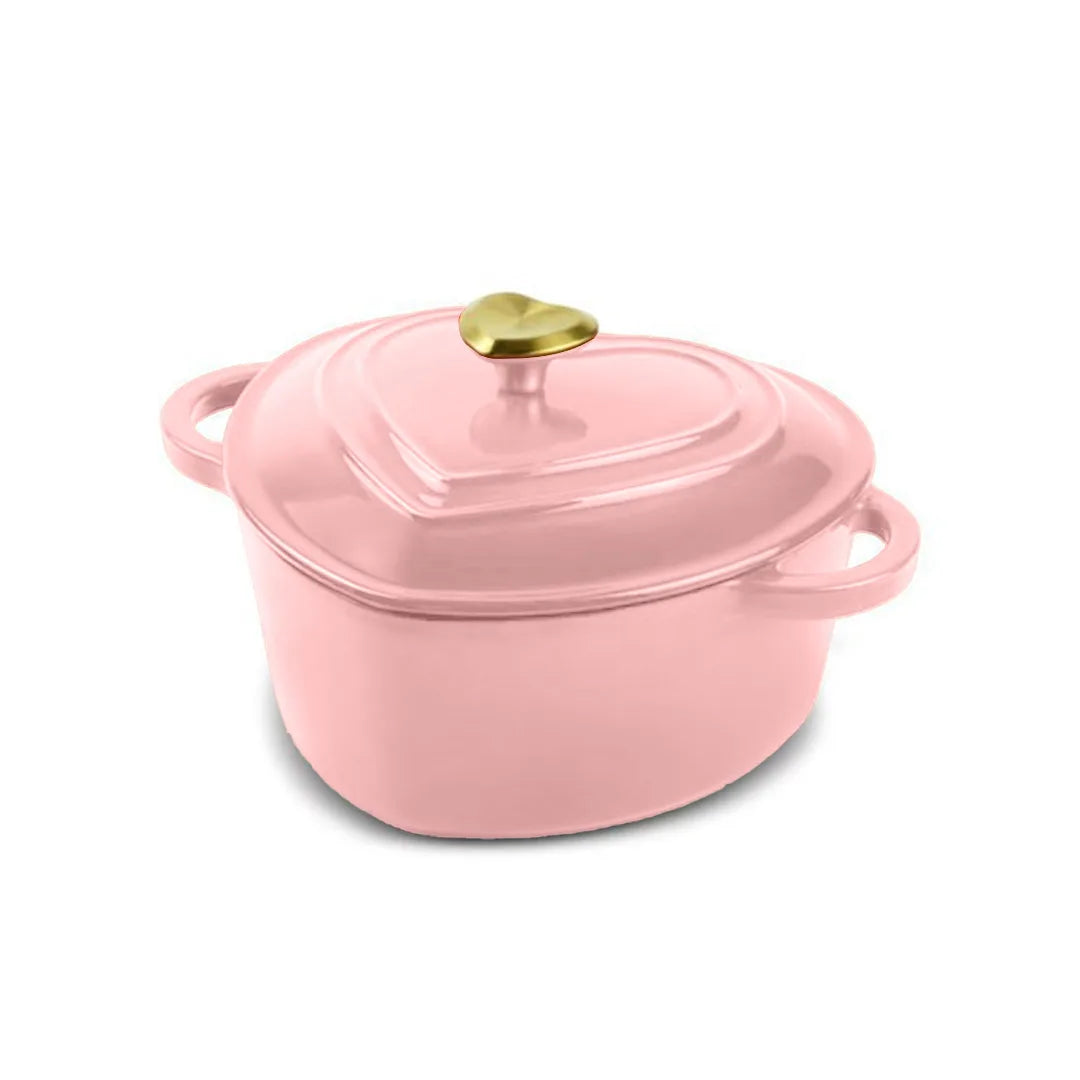 Heart-Shaped Cast Iron Pot