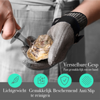 TEN® Oesterhandschoen - Veilig Openen van Oesters - Tenkitchen.store