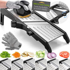 Premium Mandoline Groentesnijder | Veilig & Snel Snijden