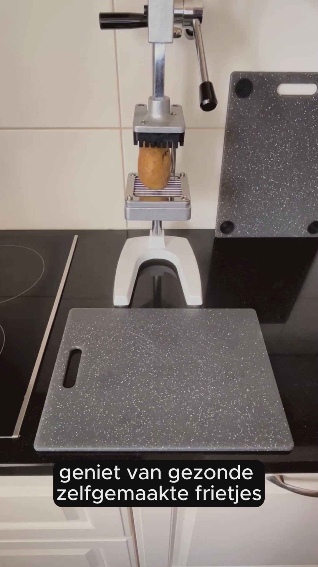 TEN® - Frietsnijder XXL - Frites zelf bakken - RVS