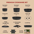 Cookware Set - Silver Touch