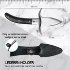 Oesterhandschoen bol.com -  luxe oesterhandschoen - Oesterhandschoen kopen - Oesterhandschoen RVS – oesterhandschoen -  oester handschoen - oester handschoenen - beste oesterhandschoen - Slagershandschoen RVS 